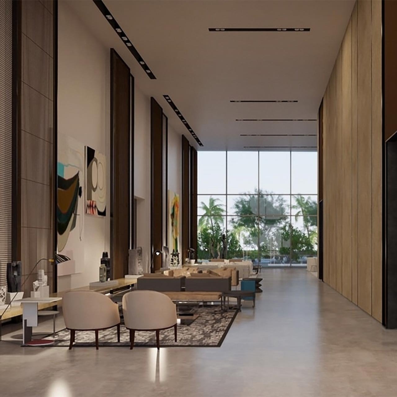 Oceana Bal Harbour Art Gallery Lobby